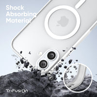 FLOLAB Surtect Tri-Fusion Magnetic for iPhone 16 Series Phone Case Surtect White Clear